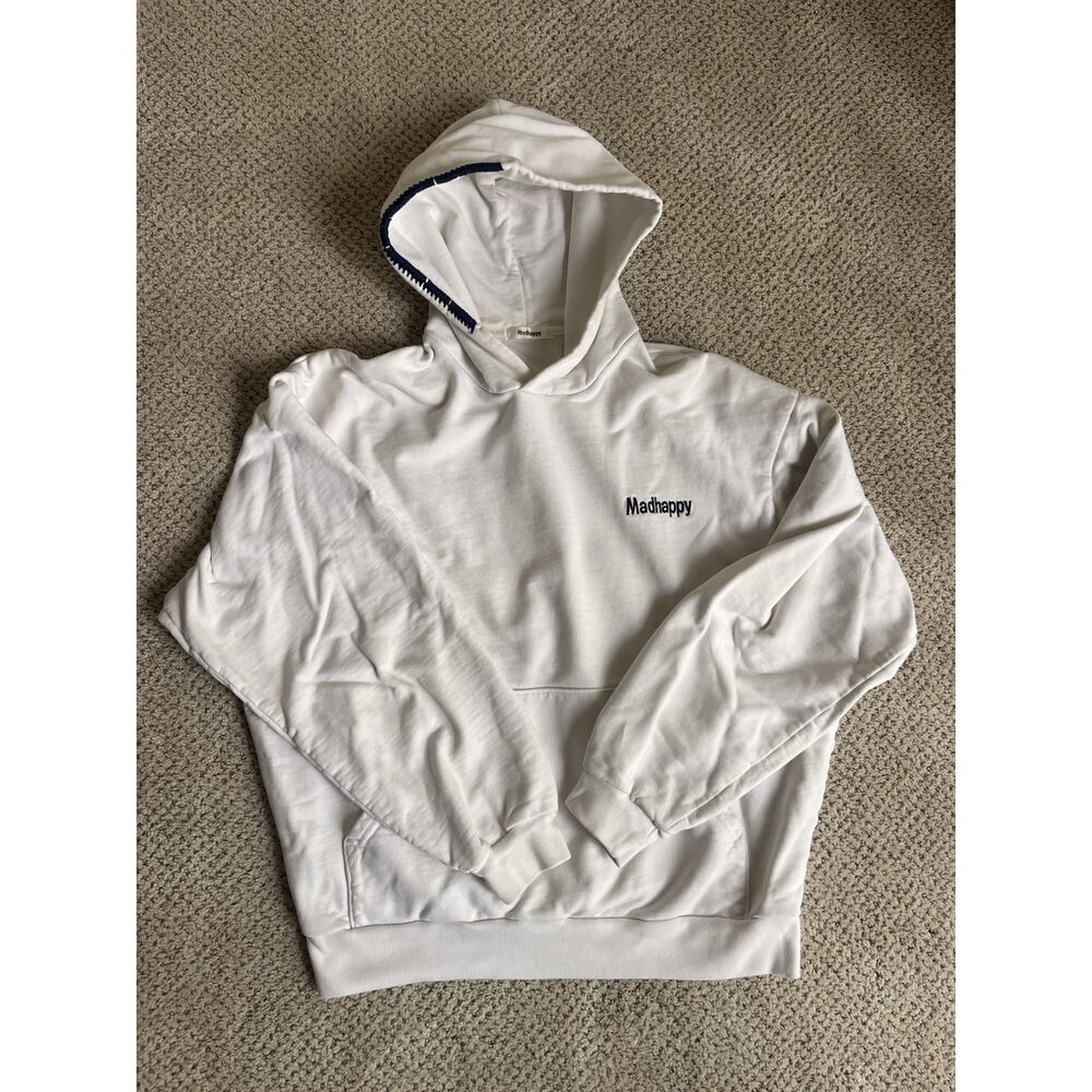 Madhappy Hoodie Size SmalLight Cream/white Heavyweight Cotton Premium Sweatshirt